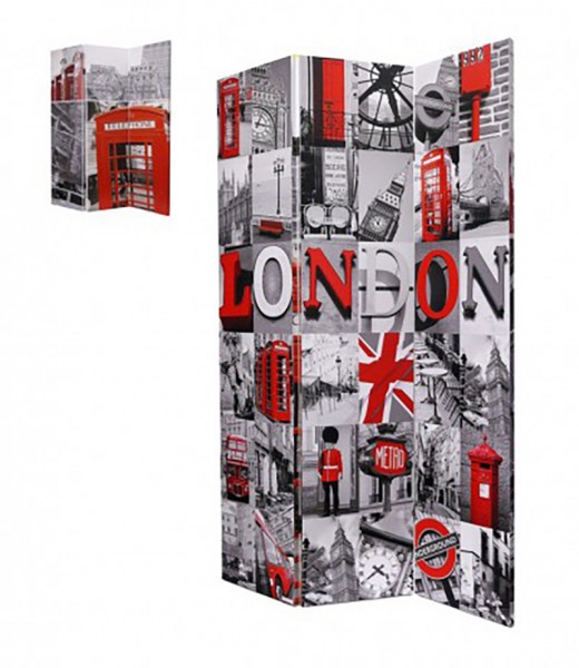 ROOM DIVIDER LONDON PRINT